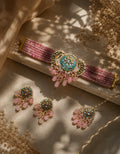 Gulbahar Meenakari Choker Set